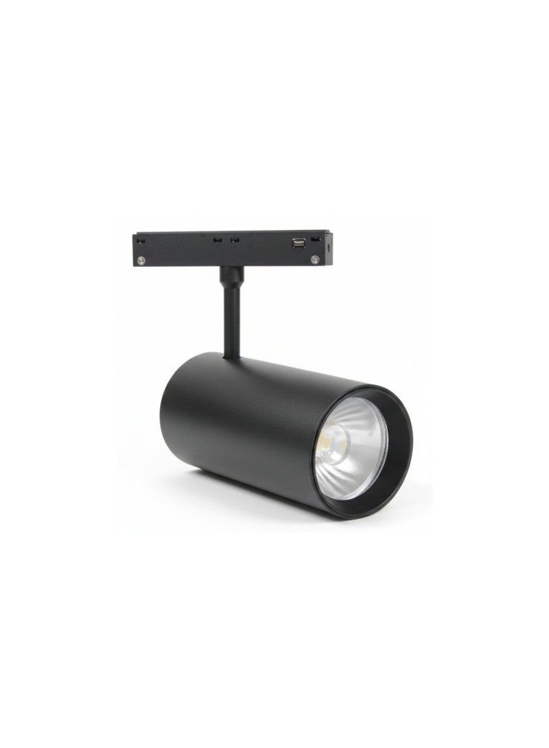 نوفيكس مصباح مسار LED من NOVEX بقوة 30 واط – 4000K أبيض طبيعي | أسود | 48 فولت  الموديل: NTL-GD30-4K - Image 1